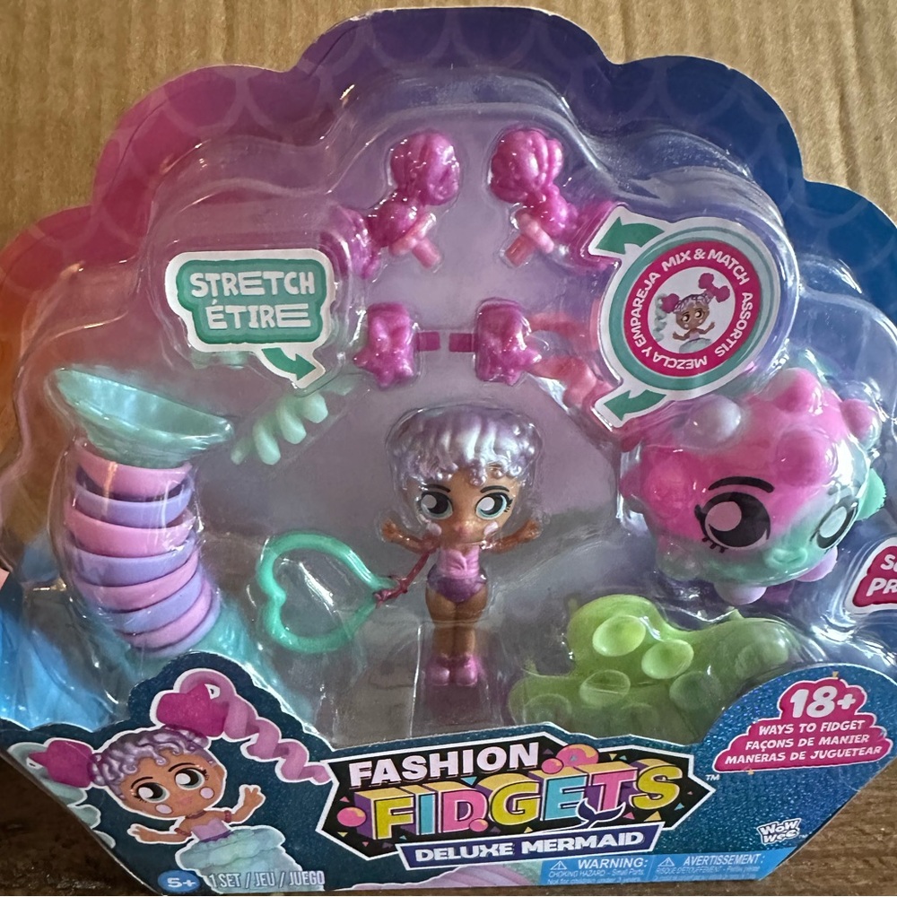 FASHION FIDGETS DELUXE MERMAID: NEW IN BOX